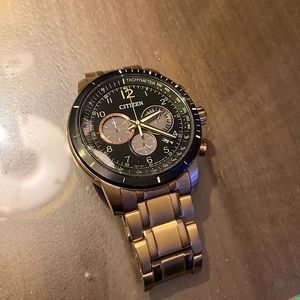 Gold/Black Citizen Watch